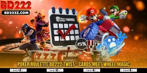 Poker Roulette BD222 Twist - Cards Meet Wheel Magic